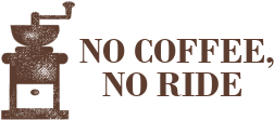 NO COFFEE, NO RIDEロゴ画像